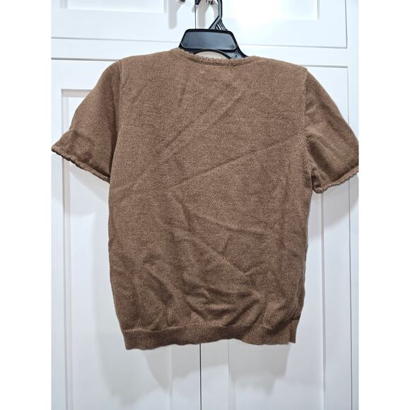 Alfred Dunner Embroidered Floral Sweater Top - Petite XL - Picture 9 of 12